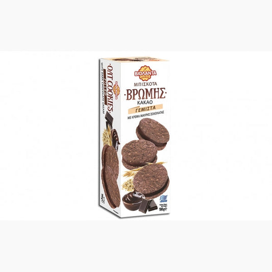Violanta Oat Cookies with Dark Chocolate filling