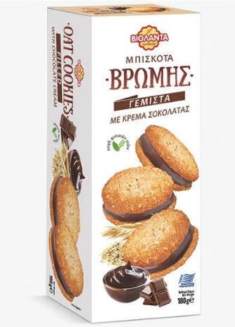 Violanta Oat Cookies with Chocolate filling